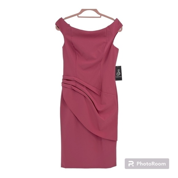 Eliza J Mauve Pink Off Shoulder Dre NWT size 8 - Picture 4 of 17